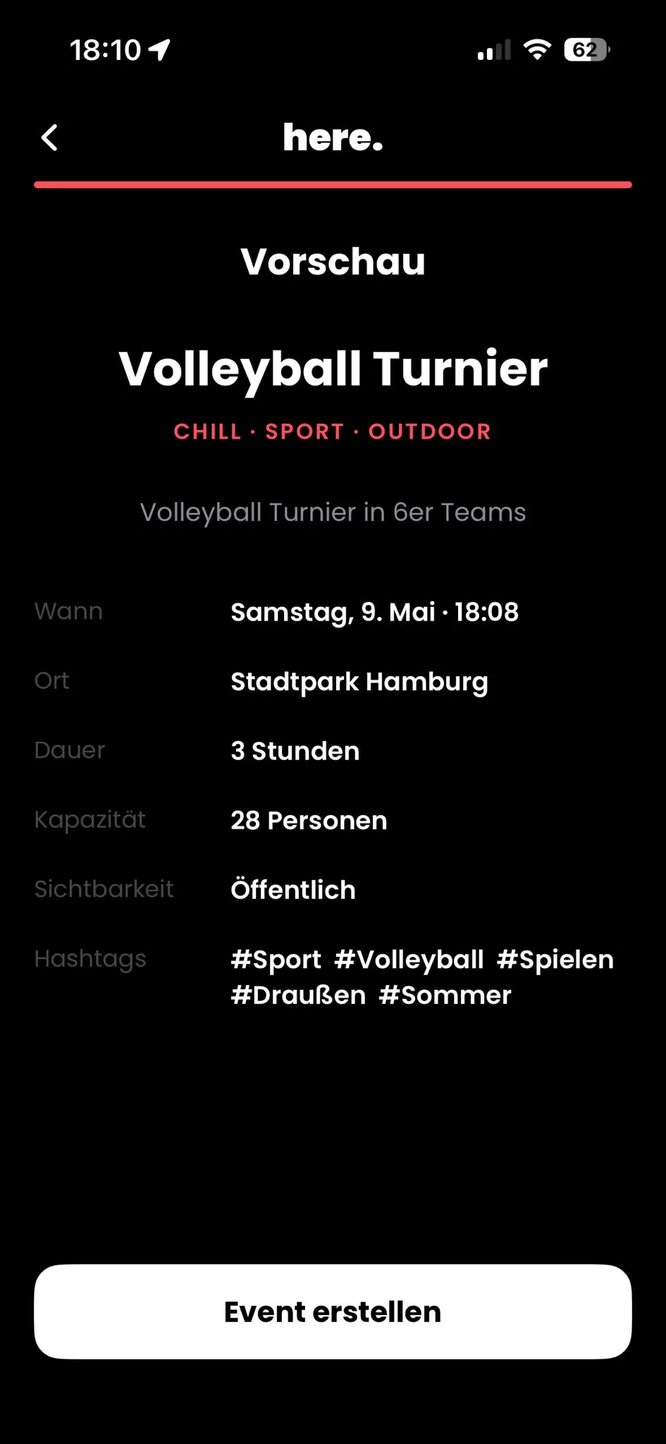 Event-Detailansicht